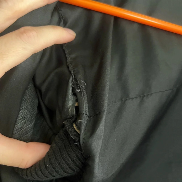 Veda Brown Speckled asymmetrical leather zip front jacket - Picture 4 of 8